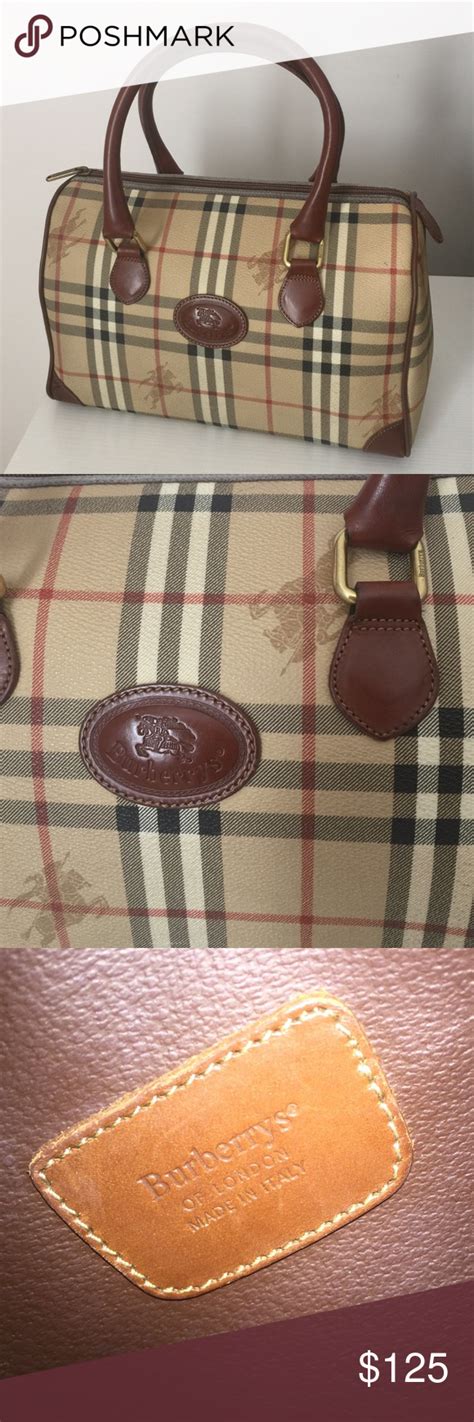 burberrys vintage logo|old burberry logo on purses.